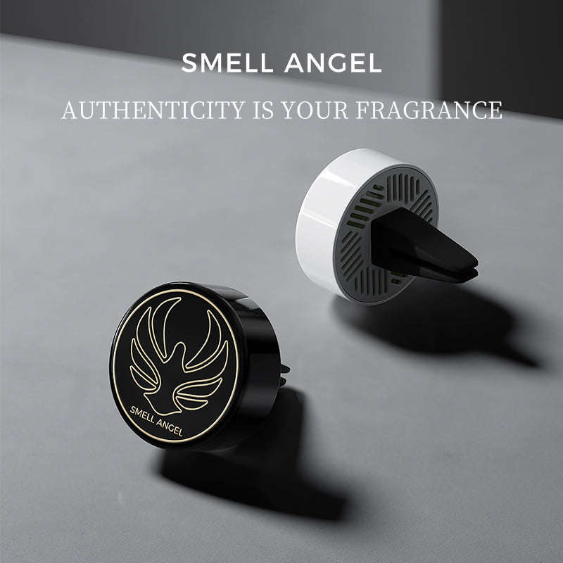 Smell Angel Car Perfume Car Air Vent Perfume with 2 Refill Packs, Fresh and Soothing Fragrance
