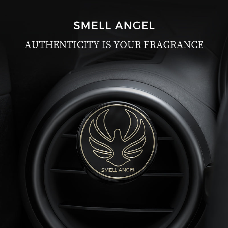 Smell Angel Car Perfume Car Air Vent Perfume with 2 Refill Packs, Fresh and Soothing Fragrance