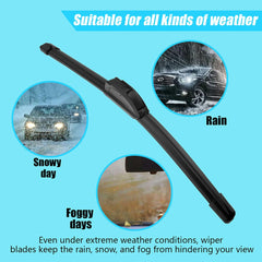 aokway All-Season Windshield Wiper Blades Set（for front windshield)